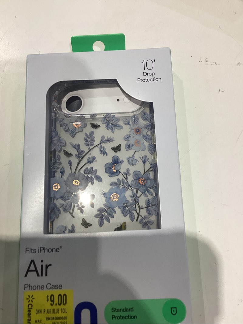 Condition photo showing Good Condition for onn blue toile phone case for iphone air