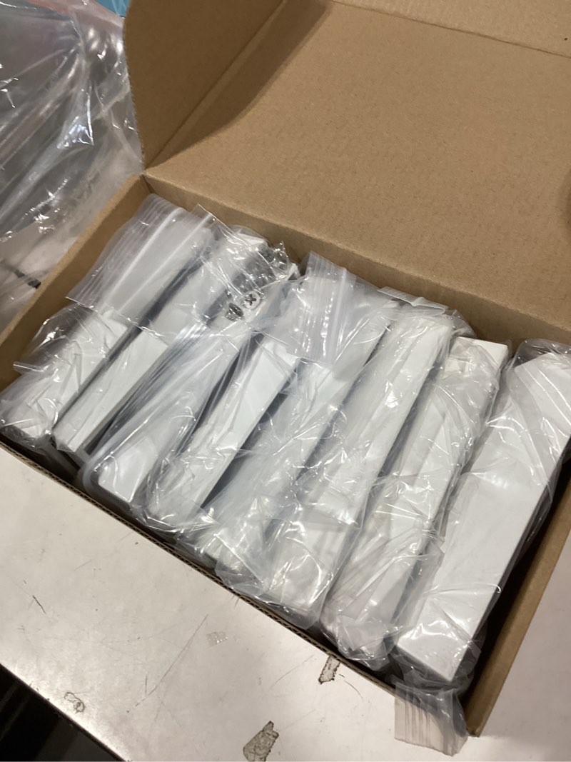 Condition photo showing Good Condition for 4 pcs 4x4 (Actual: 4"x4") Aluminum Deck Post Base Cover, for Deck railings, Stairs, Patios, Porches Split Deck Post Skirt (White) 4"x4" White 4