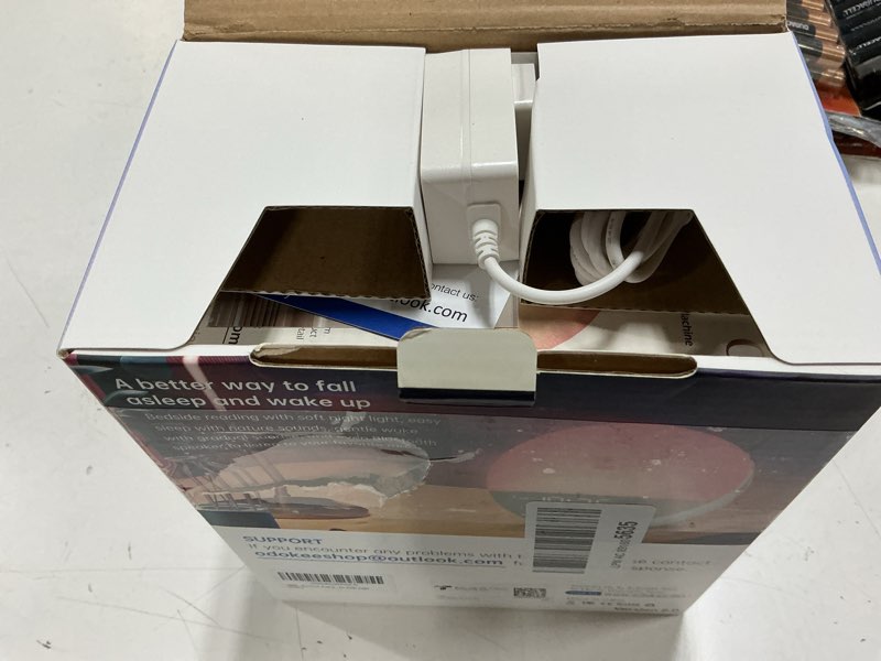 Condition photo showing New/Like New for Sunrise Alarm Clock White Noise Machine: Natural Wake Up Light - Dimmable Clock with Bluetooth Speaker for Bedroom - 25 Sleep Sounds for Baby Adults Kids Sage Green