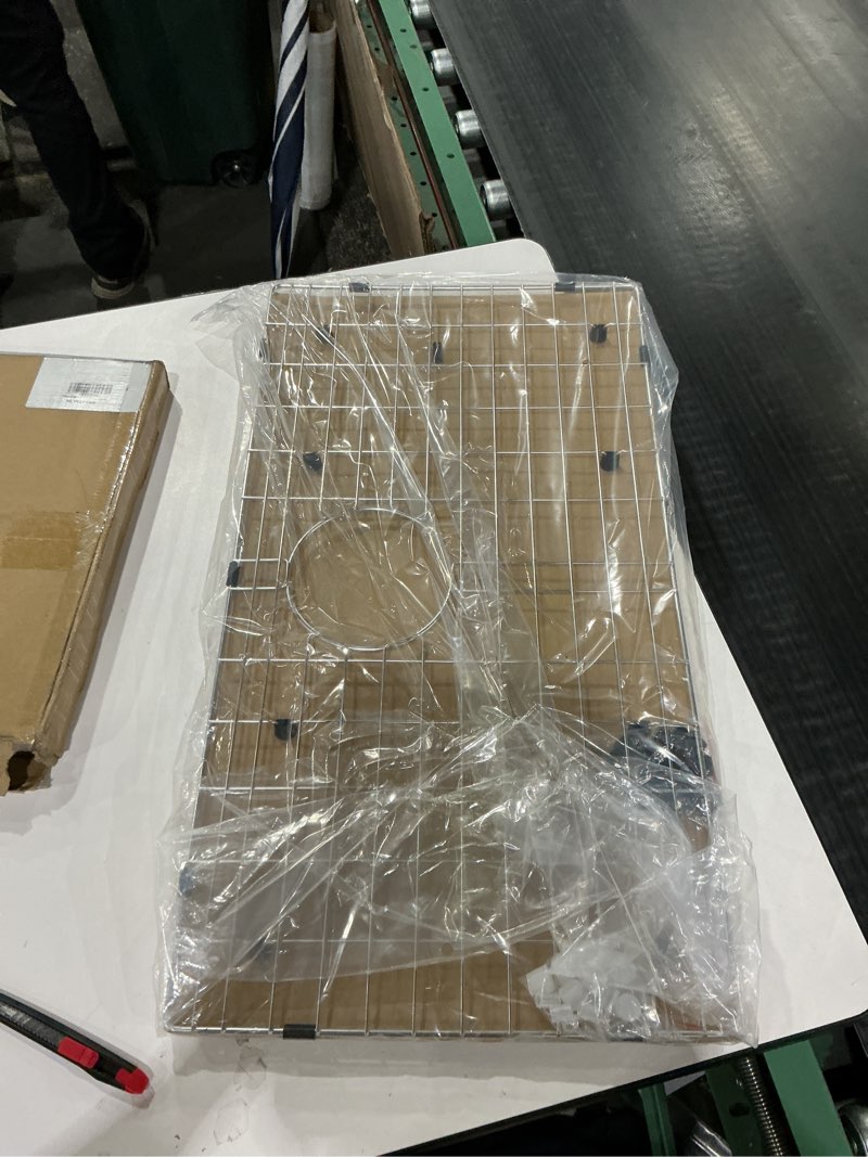 Condition photo showing New/Like New for Serene Valley 26-1/4" X 14-1/4" Sink Protector, Rear Drain with Corner Radius 3/8", NLW2715R