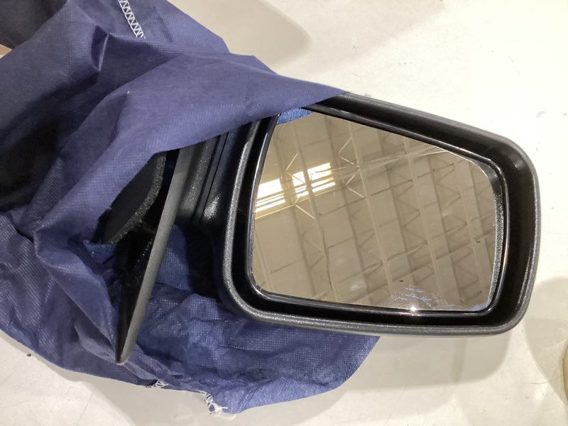 trq driver side mirror assembly power paint to match foldaway textured puddle light compatible with 
