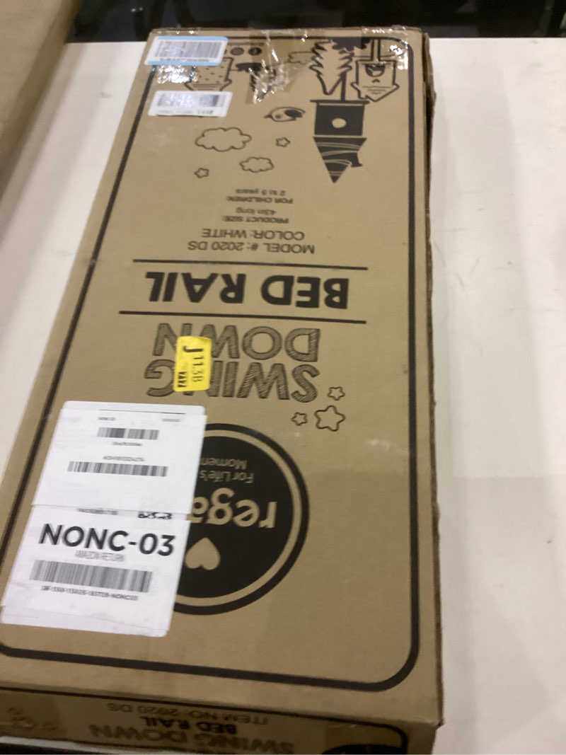 Condition photo showing New/Like New for Regalo Swing Down Bed Rail Guard, with Reinforced Anchor Safety System 43 Inch