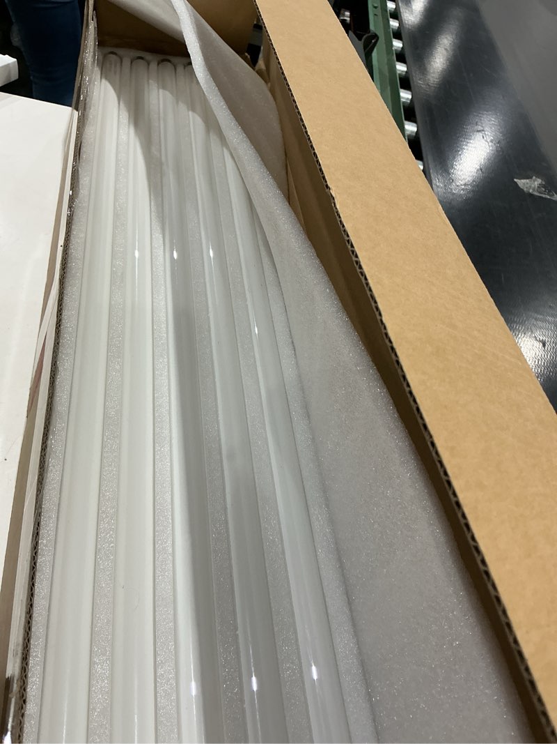Condition photo showing Good Condition for konideke f32t8/841 32w 48 inch t8 fluorescent tube light bulb, t8 fluorescent bulbs 4 foot, 4ft light bulb, 4100k cool white, 2850 lumens, g13 medium bi-pin base,10 pack 32.0