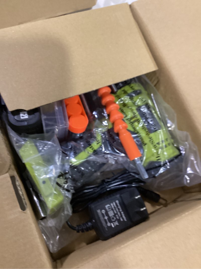 Condition photo showing As Is for fadakwalt cordless drill set, 20v electric power drill with battery and charger, torque 30n, 21+1 torque setting, 3/8-inch keyless chuck, led work light, complete drill & driver bits kit?green)
