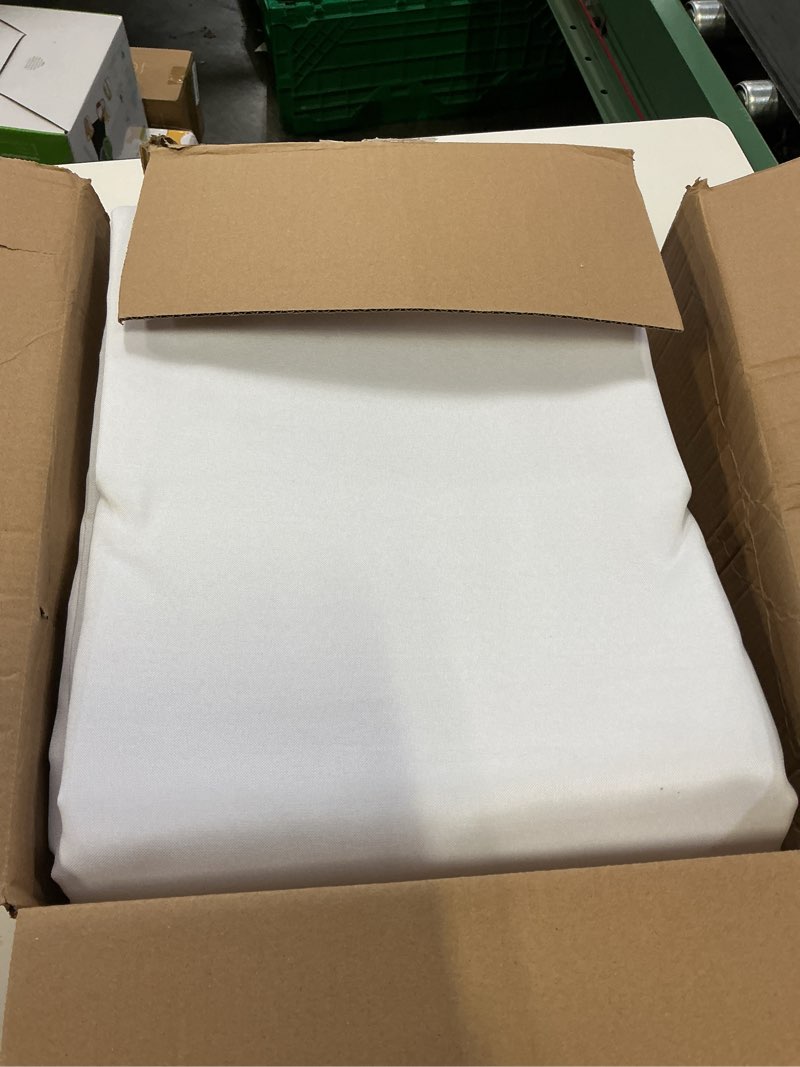 Condition photo showing Good Condition for Fitable 8 Pack Table Cloth Rectangle Table: Stain and Wrinkle Resistant Tablecloth Rectangular, Washable Polyester Tablecloths for Wedding Party Dining Banquet Event Catering(White, 70x120 Inch) White 70x120 In, 8 Pack