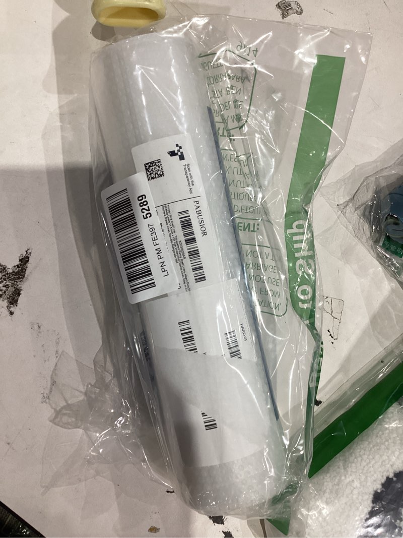 Condition photo showing As Is for PABUSIOR Thicken Wire Shelf Liner - Transparent Pantry Shelf Liners, Waterproof Shelves Liners 11.5 Inch x 157 Inch, Easy to Cut Kitchens Drawer Liner Clear 11.5"W x 157"L