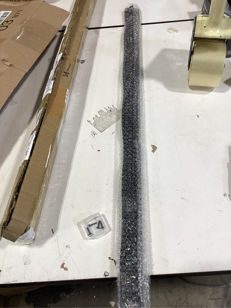 Condition photo showing Good Condition for hicarer 1 pcs door bottom sweep with rain drip 0.5625" w x 2" h x 36" l, black exterior door rain drip guard, bottom weather stripping, mill finish aluminum with vinyl insert 0.5625" w x 2" h x 36" l black 1
