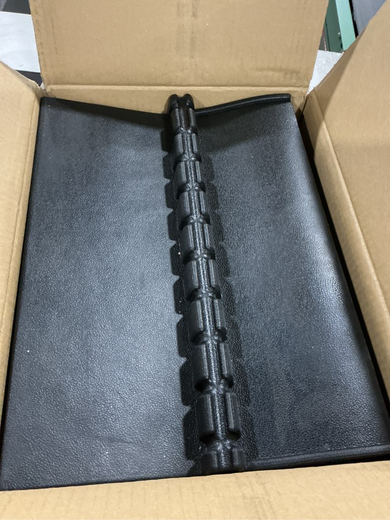 Condition photo showing As Is for Car Parking Guide Mat, Durable Self Adhesive Anti-Skid Rubber Parking Mat, Wheel Stopper, 2 Pack FoldingTire Guides for Cars, Trucks, 23.6''x15.7''x2.8'' Black with Reflective Strips WS41-2P