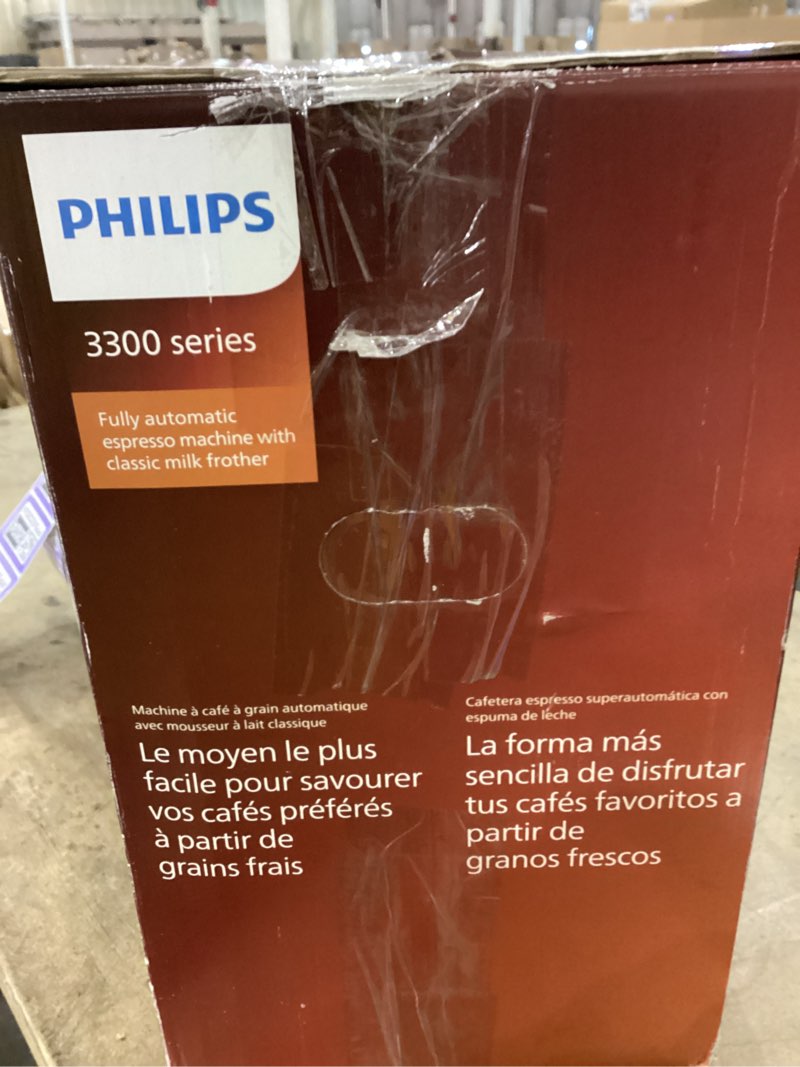 Condition photo showing As Is for Philips 3300 series expresso machine 