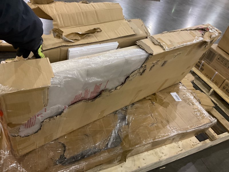 Novilla Full Size Bed Frame, Full Bed Frame with Wood Slats Support, Linen Upholstered Pull-Point He