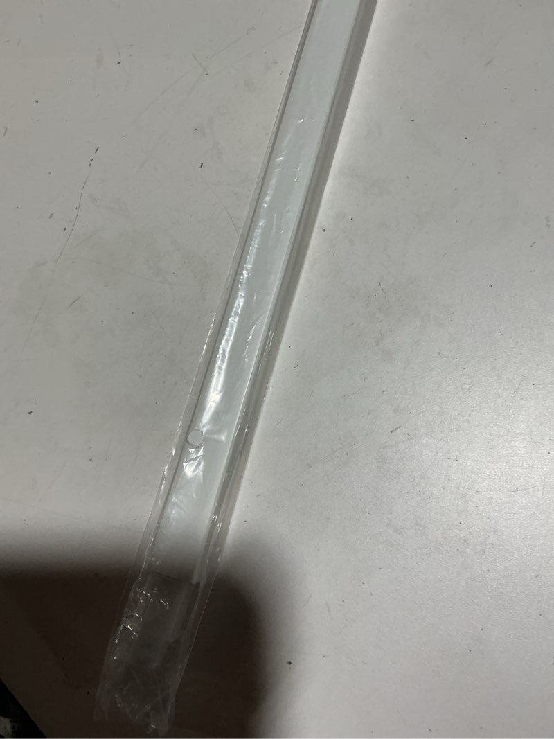 Condition photo showing Good Condition for 24 inch adjustable spring loaded towel bar replacement rod for ceramic holder with square slot - wall mount, durable plastic, white, for bathroom & kitchen towel storage, easy installation