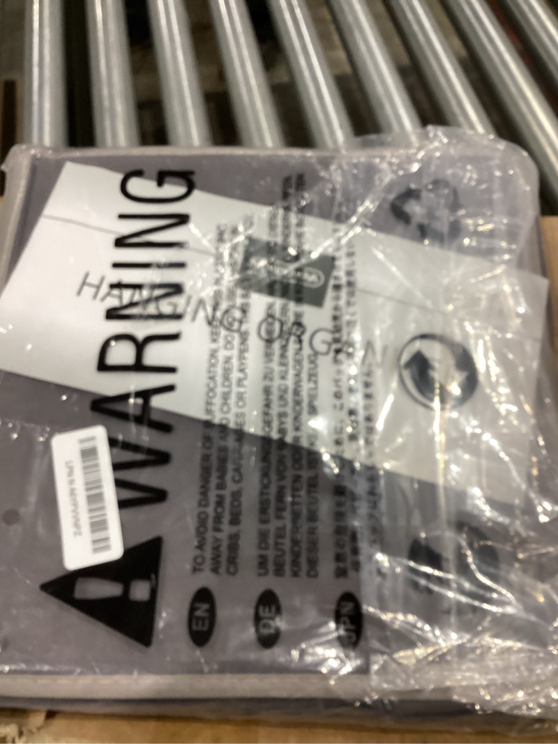 Condition photo showing Good Condition for YOUDENOVA Hanging Closet Organizer and Storage, 6-Shelf Closet Hanging Storage Shelves, Grey 1 Grey