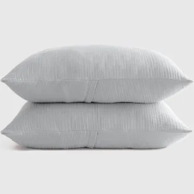Organic Airy Gauze Dream Quilt Sham, Mist, King/Cal King