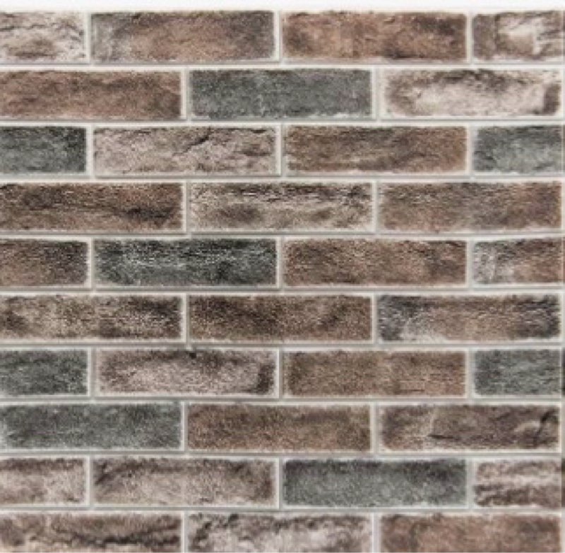 art3d 10-pack 52.5 sq.ft faux brick 3d wall panels peel and stick in gray brown, self adhesive water
