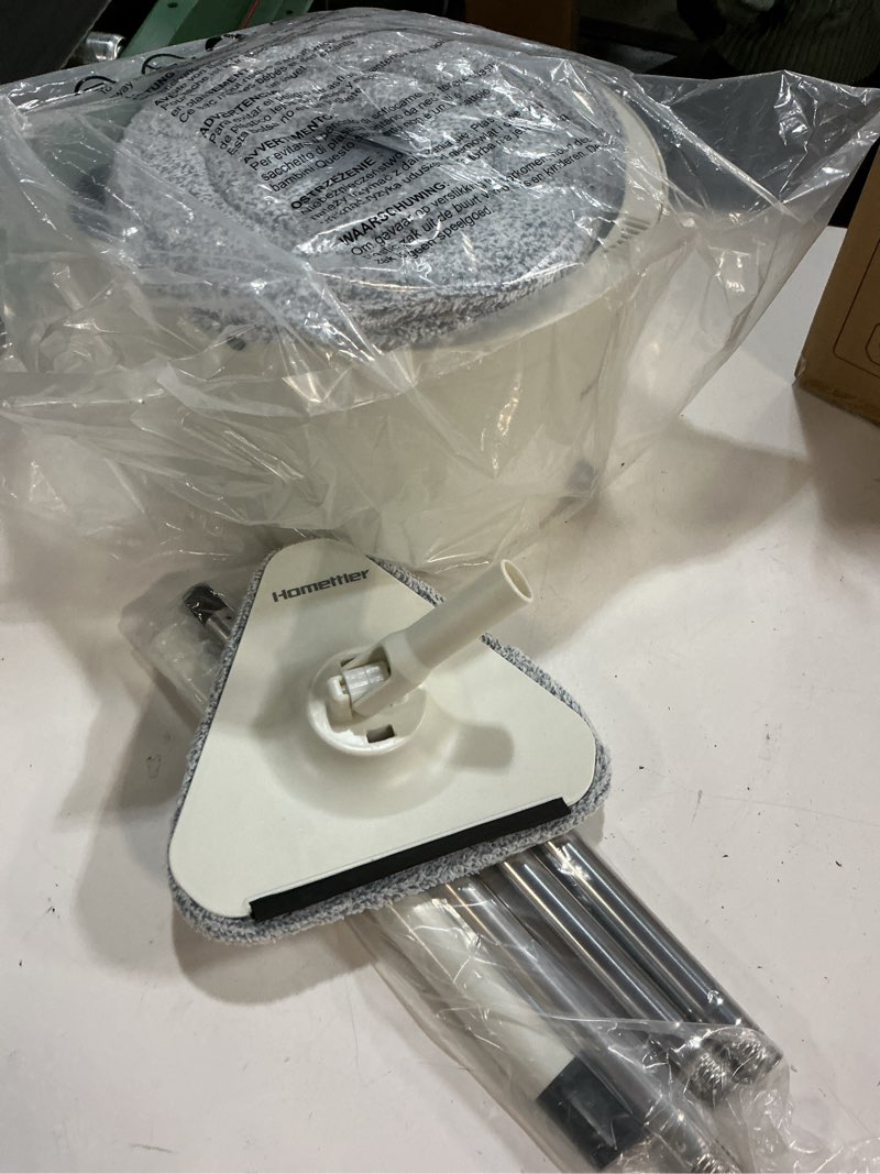 Condition photo showing Good Condition for spin mop and bucket, mop and bucket with wringer set for home, easy wring for fl