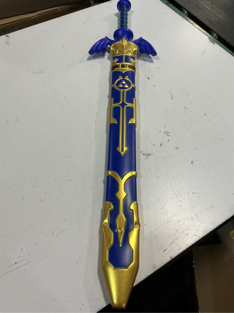Condition photo showing As Is for damdos halloween prop cosplay 32" cos-master swords,fantasey foam swords for peripherals hylianon costume cosplay prop birthday gifts