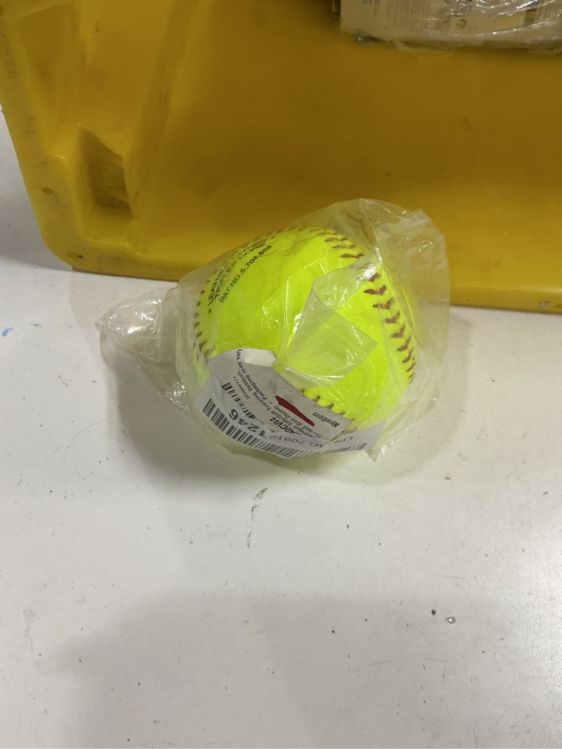 Condition photo showing Good Condition for macgregor safe/soft training softball 11-inch