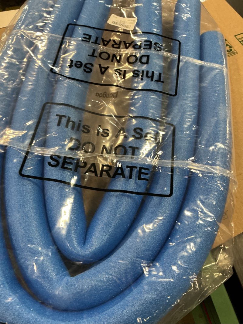 Condition photo showing New/Like New for pangda 3 pack pool noodles foam noodles swim clamp jumbo hollow foam large pre slit clamp protection for swimming floating craft projects padding bumper blue 55 inch