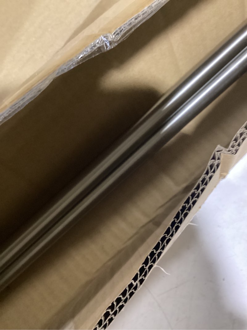 Condition photo showing Good Condition for umbra twilight curtain rod set – wrap around design ideal for blackout or room darkening panels, 28 to 48 inches, nickel nickel 28" to 48"