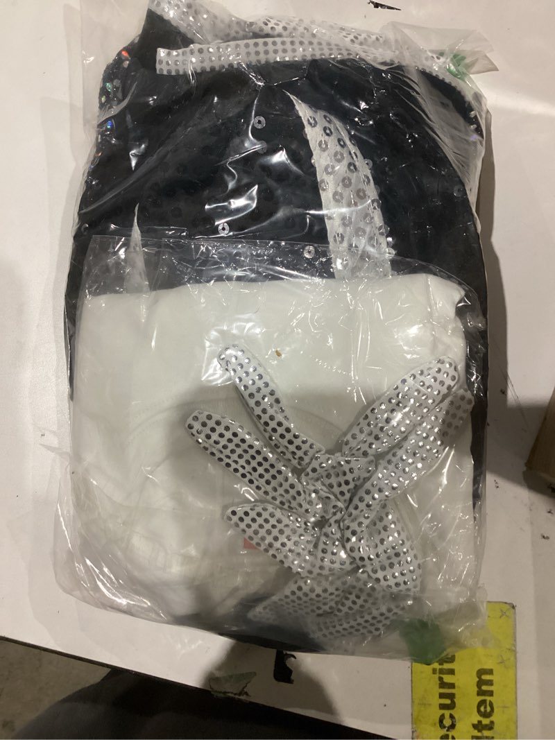 Condition photo showing New/Like New for disco costume kids 80s sequin pop king dance star halloween party cosplay outfit for boys