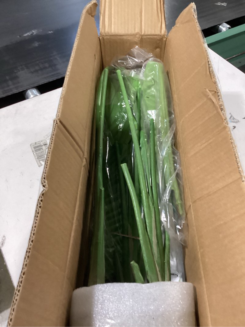 Condition photo showing Good Condition for Artificial Bird of Paradise Plant,Faux Palm Tree Potted Plant with Real Touch Leaves,Fake Trees for Home Living Room Office Indoor Outdoor Decor(4FT-1Pack) 4FT-1Pack Bird of Paradise