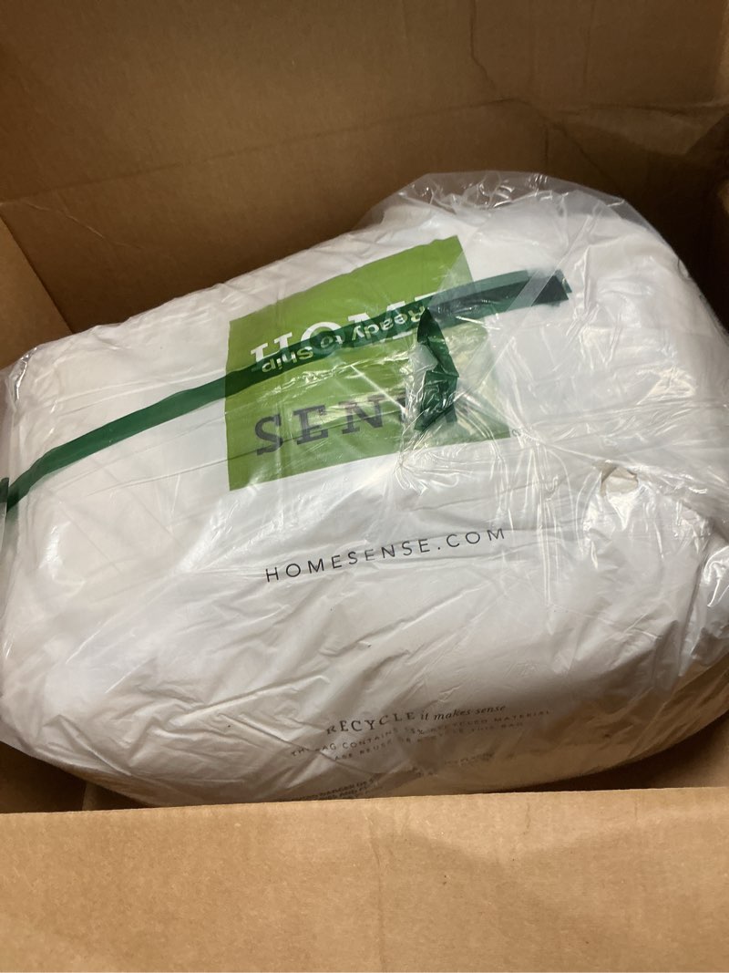 Condition photo showing As Is for Litanika Comforters Beige Oversized King Size, 3 Pieces Lightweight Solid Bedding Comforter Set, All Season Fluffy Bed Set (120x98In Comforter & 2 Pillowcases)