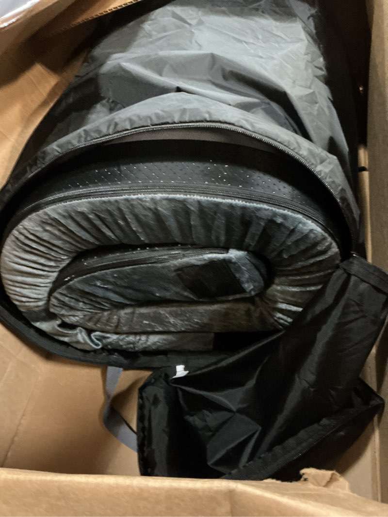Condition photo showing Good Condition for cymula memory foam camping mattress pad, certipur-us sleeping mat, portable roll up mattress for adults, camping bed pads for sleepover, car bed with travel bag grey small single/cot-72x24x3 in