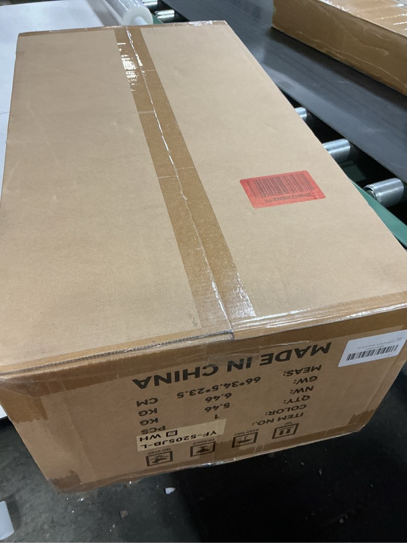 Condition photo showing New/Like New for Socket Fan Light with Remote, (Black, 52‘’) White 52‘’