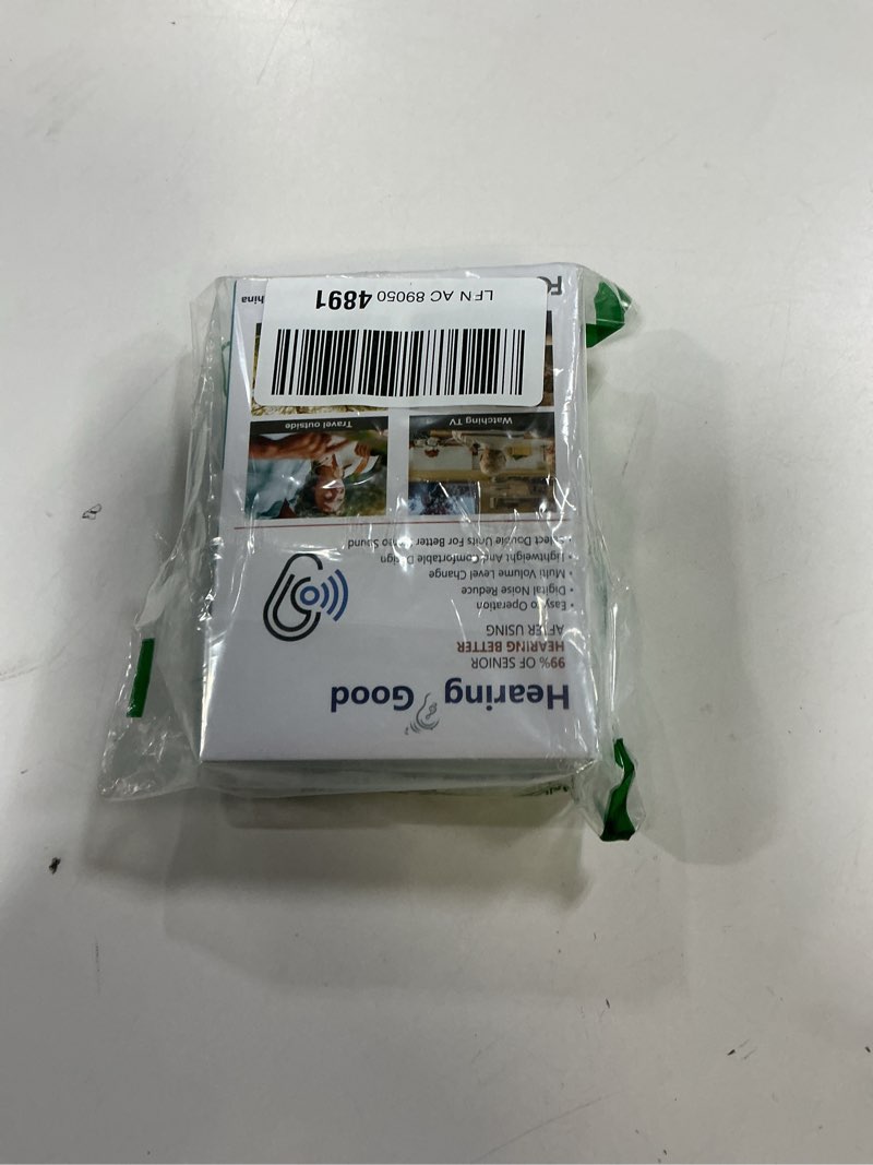 Condition photo showing New/Like New for Rechargeable Hearing Aids for Seniors with Hearing Loss,Digital Hearing aid with Smart Noise Reduction chip,Clear Sound Quality and Comfortable Wearing Sky White