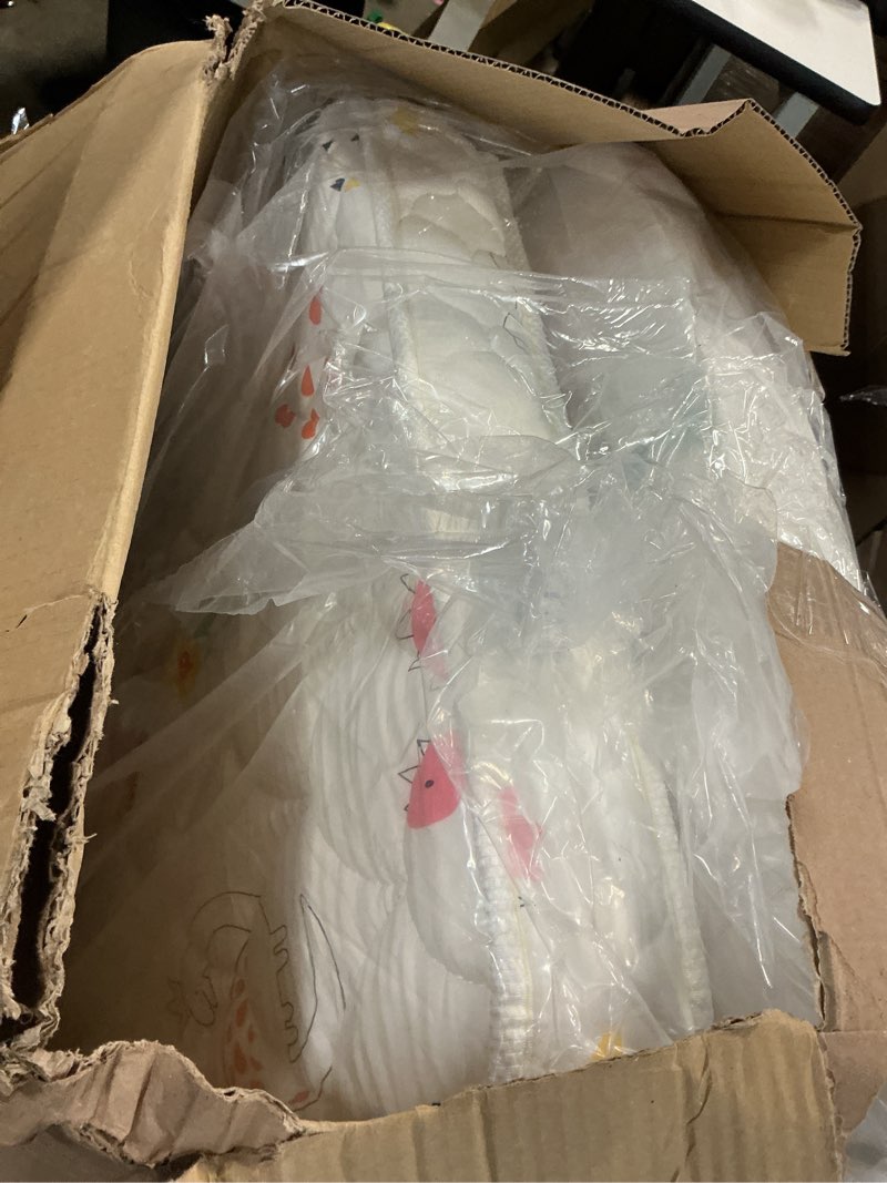 Condition photo showing As Is for Dream On Me Twilight 5” 2-in-1 Breathable Spring Coil Crib & Toddler Mattress – Firm Infant Side & Plush Toddler Side, Reversible Design, Waterproof Vinyl Cover, GREENGUARD Gold & JPMA Certified(similar)