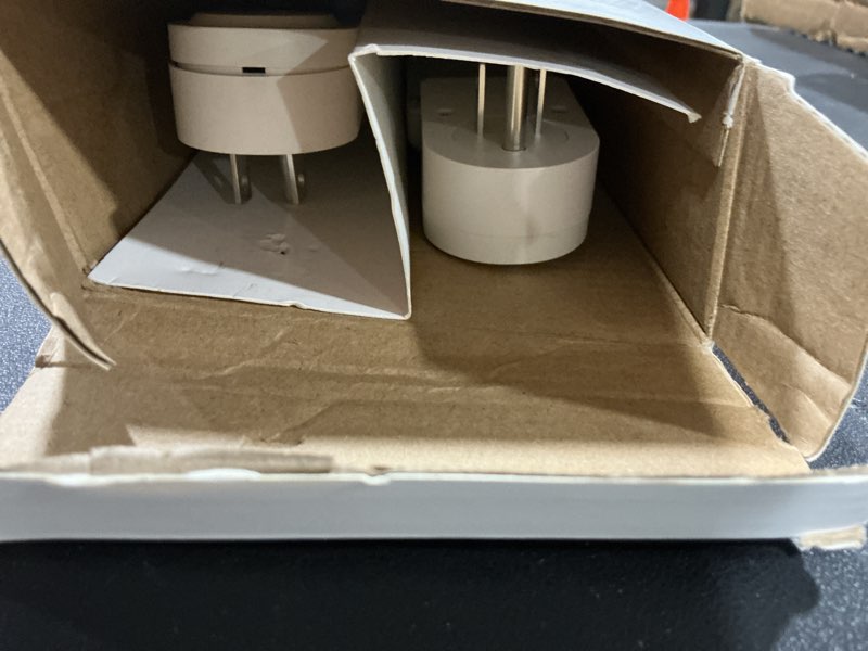 Condition photo showing Good Condition for Electrical Outlet Extender 2-Pack, 2 USB-A, 1 Type-C, Rotates 180°, Extends 22"-34", Access Hard-to-Reach Outlets for Bedroom Office Behind Couches Nightstands Desks Sofa 2-Pack White