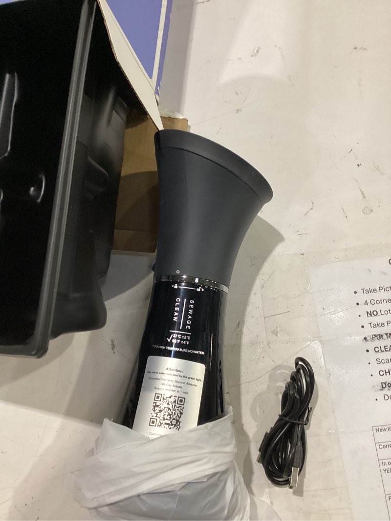 Condition photo showing Good Condition for kaugic upgraded ear wax removal with one-piece waste tank, safe cleaner with water temperature sensor, effective ear irrigation kit, ipx7, fsa-hsa-eligible, black