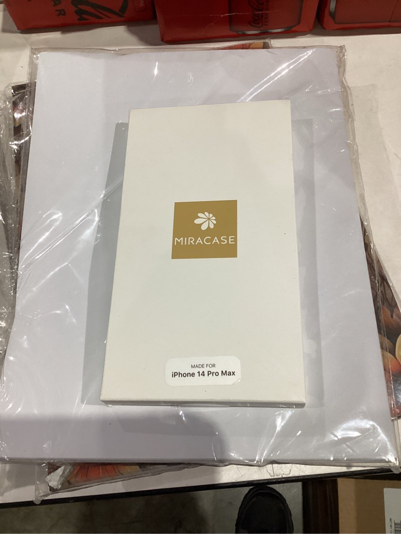 Condition photo showing New/Like New for Miracase Magnetic Series for iPhone 14 Pro Max Case [Compatible with MagSafe] [with 2X Screen Protectors] Military-Grade Protection, Anti-Fingerprint, Phone Case for iPhone 14 Pro Max, Red iPhone 14 Pro Max Red