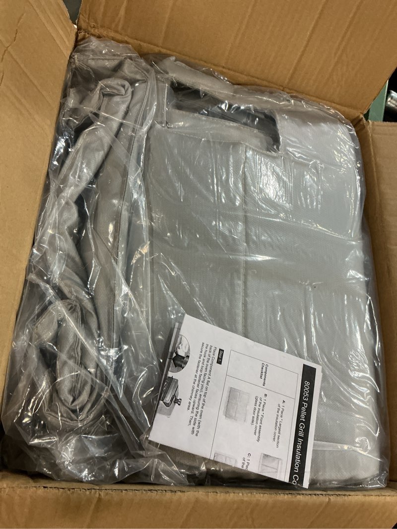 Condition photo showing Good Condition for Hisencn Grill Insulation Blanket for Pit Boss 4 Series Vertical Pellet Smoker – Onyx Edition, PBV4NX, Fiberglass Heat Retention Insulation Blanket, Magnetic BBQ Smoker Cover for Pit Boss Pellet Grill For PBV4NX