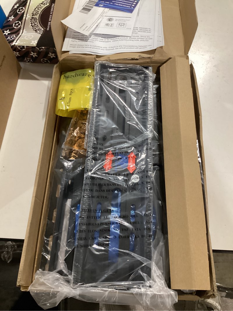 Condition photo showing Good Condition for mounting dream full motion tv wall mount for 32-70 inch tvs up to 99lbs | mount bracket with swivel and tilt, tv bracket with articulating dual arms, fits 16” studs, max vesa 400x400 mm, md2380 for 32" to 70" tvs, 16" studs
