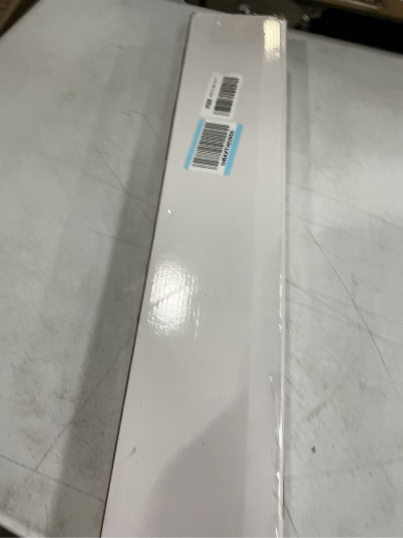 Condition photo showing New/Like New for jansburg 24 inch clear floating shelves 4 pack acrylic shelves invisible floating wall ledge bookshelf 5mm thick book display shelves wall mounted bathroom kitchen organizer 24" 4 pack