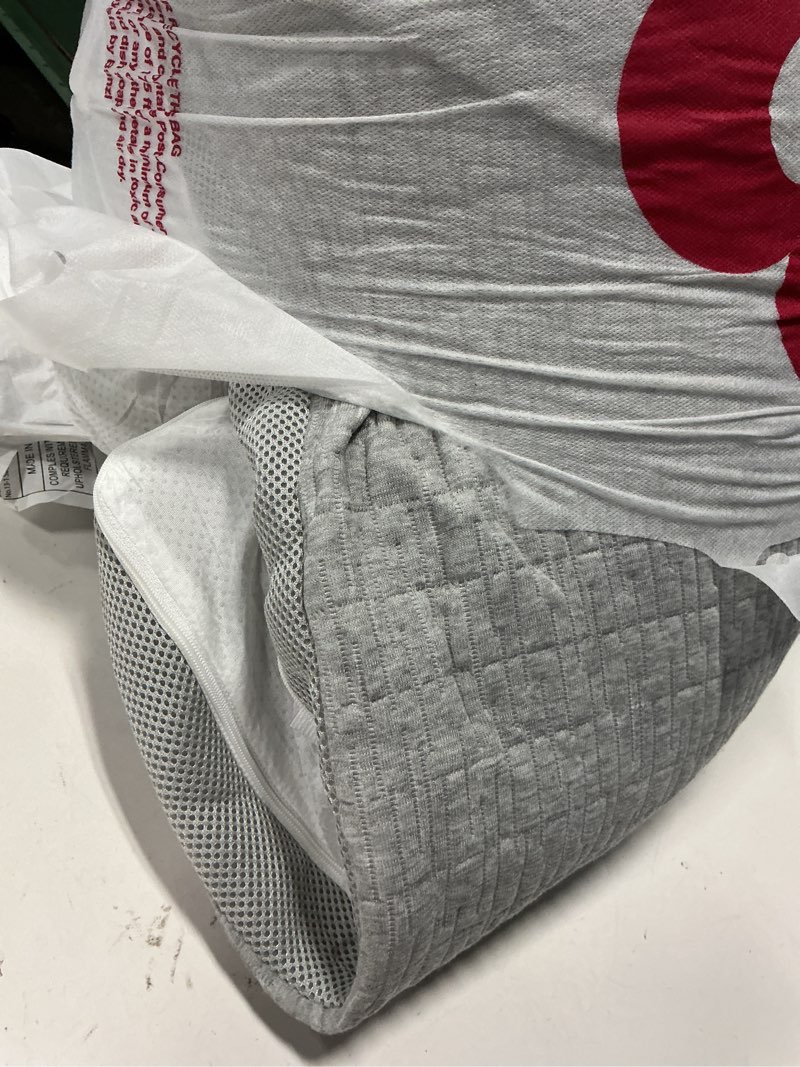Condition photo showing Good Condition for sinweek 2 inch mattress topper twin size, soft memory foam for back pain relief, breathable bed topper with grey cover, certipur-us certified twin 2 inch