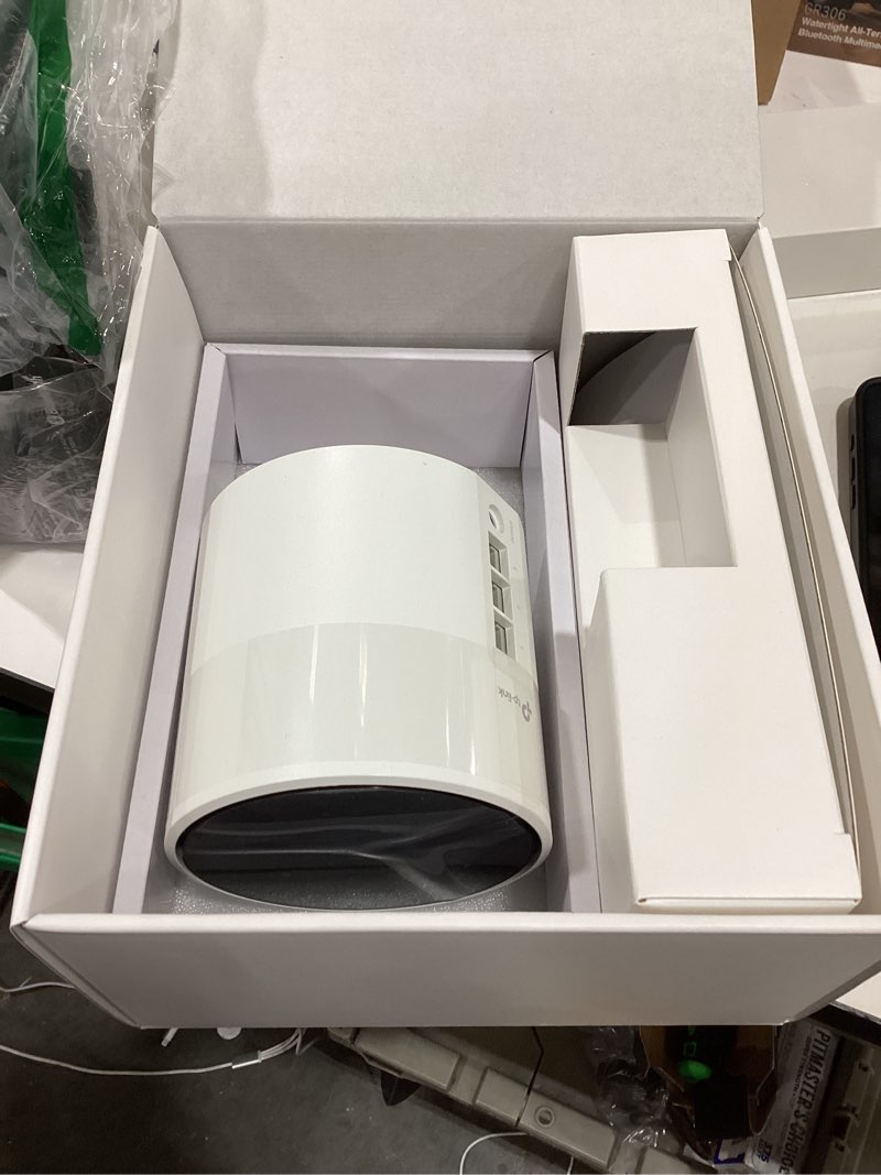 Condition photo showing As Is for TP-Link Deco XE75 Pro AXE5400 Tri-Band WiFi 6E Mesh Router - 2.5G WAN/LAN Port, 2 x Gigabit LAN Ports, Covers up to 2900 Sq.Ft, Replaces WiFi Router and Extender, AI-Driven Mesh, 6GHz Band, 1-Pack WiFi 6E, AXE5400 1 Pack