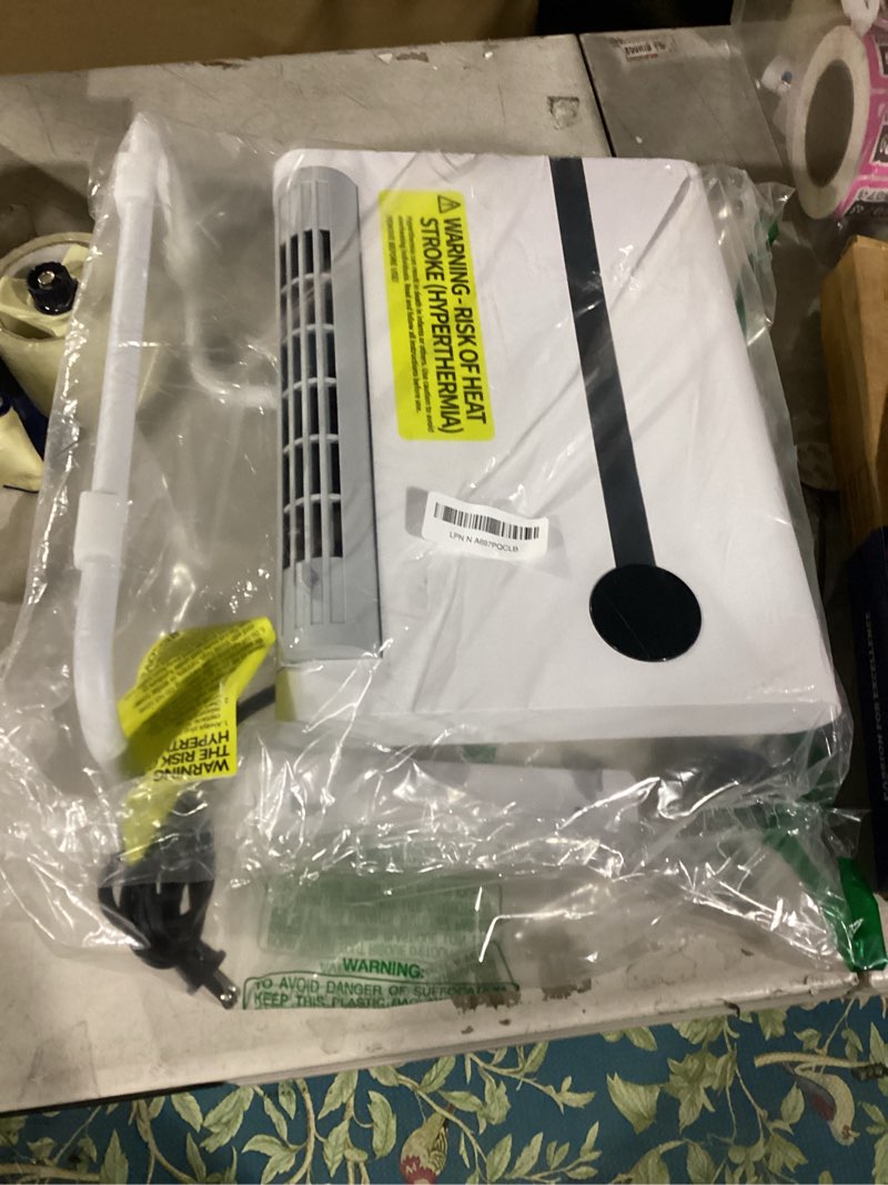 Condition photo showing As Is for Wall Heater, Space Heater for Bedroom, 1500W PTC Fast Heating Electric Heaters for Indoor Use, 30° Oscillation, Adjustable Thermostat, 24H Timer, Remote Control, Desk or Wall Mounted Heater for Office Regular-Standard