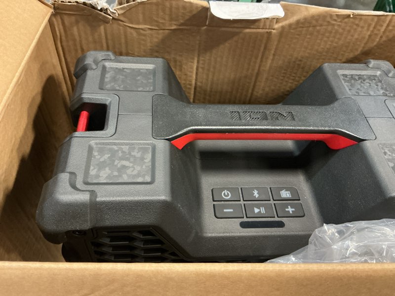 Condition photo showing As Is for ion audio tailgater tough - rugged portable wireless bluetooth speaker