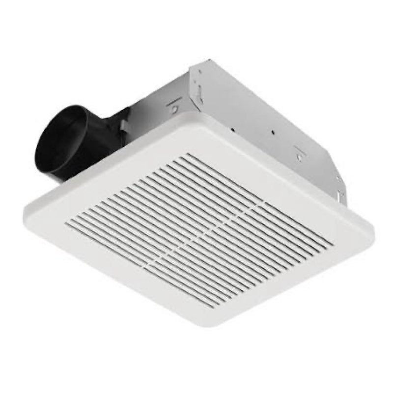 utilitech 50-cfm 1.0-sone small bathroom ventilation fan 50 sq. ft. #6807514