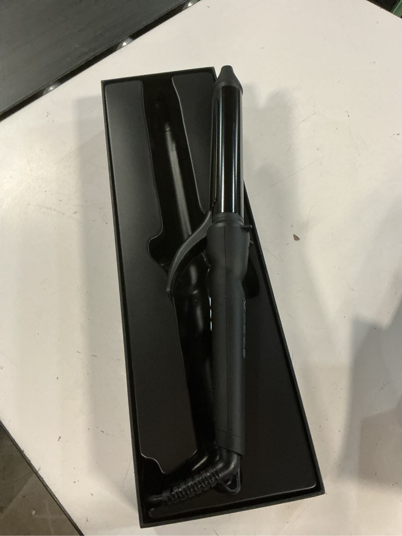 Condition photo showing Good Condition for bio ionic long barrel curling iron with moisture heat technology & nanoionic mx versatile curling wand - multiple barrel sizes for tight, classic, loose & soft curls 1.25 inch (loose curls) black