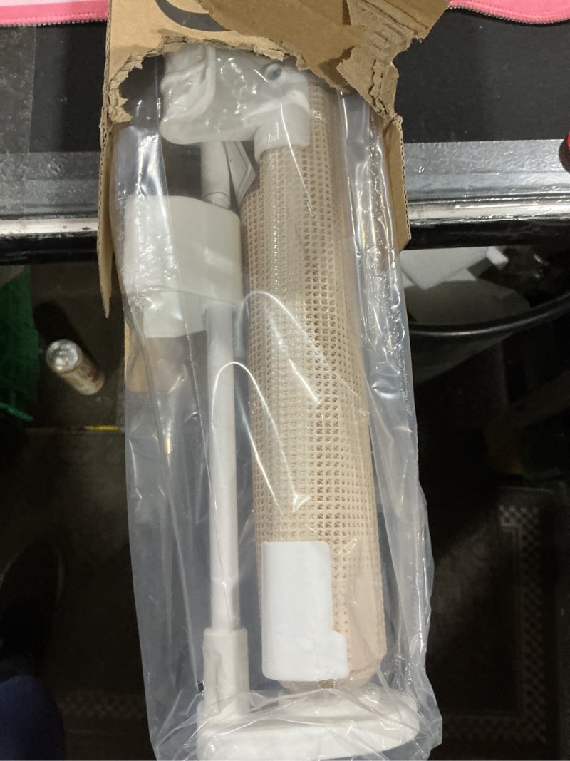 Condition photo showing Good Condition for Retractable Baby Gate for Stairs, 55" Wide Mesh Dog Gate Indoor, 34'' Tall Child Gate for Doorways, Hallways, Deck, Indoor Outdoor Pet Baby Safety Essentials for Home, Beige Beige 34'' Tall x 55'' Wide