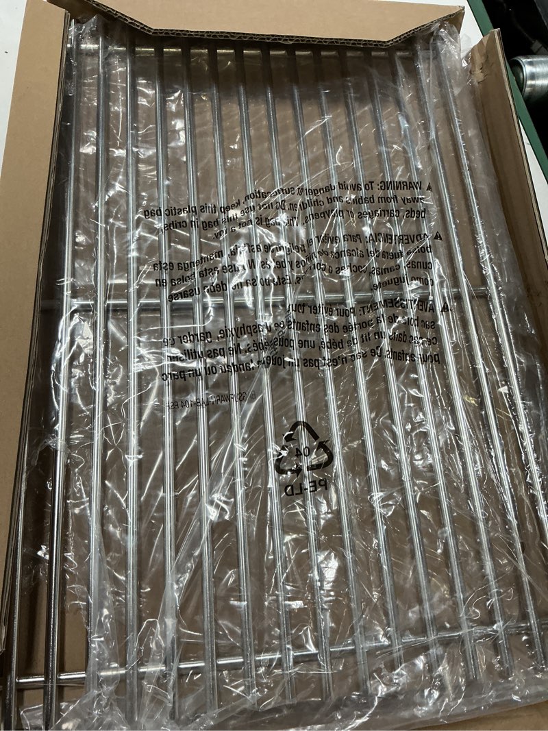 Condition photo showing Good Condition for 12x18 grill grates replacement for weber spirit e310 grill parts,silver stainless steel grill grate for genesis platinum b/c?2pack grill grates for genesis 1000-3500 gas grills-12x18 (2 pcs)