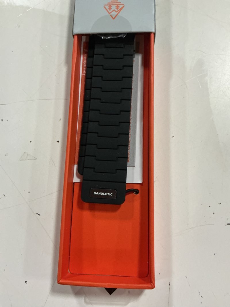 Condition photo showing Good Condition for bandletic compatible with apple watch ultra 2 band men women, magnetic silicone rugged sport watchband for iwatch 49mm(ultra 3/2/1),46mm(series 11/10),45mm(9/8/7),44mm(se3/se2/se/6/5/4),42mm(3/2/1) a-black 49mm/46mm/45mm/44mm/42mm(series 3/2/1)