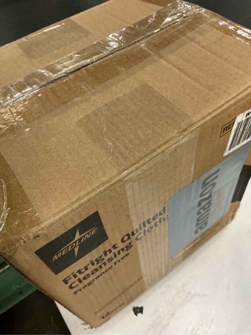 Condition photo showing New/Like New for FitRight Aloe Quilted Heavyweight Personal Cleansing Cloth Wipes, Unscented, 576 Count, 8 x 12 inch Adult Large Incontinence Wipes Pack of 576