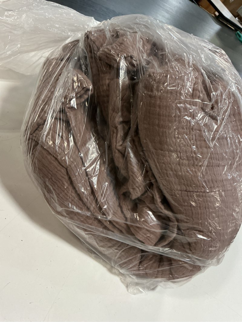 Condition photo showing Good Condition for organic cotton gauze duvet cover set, king/cal king, fig