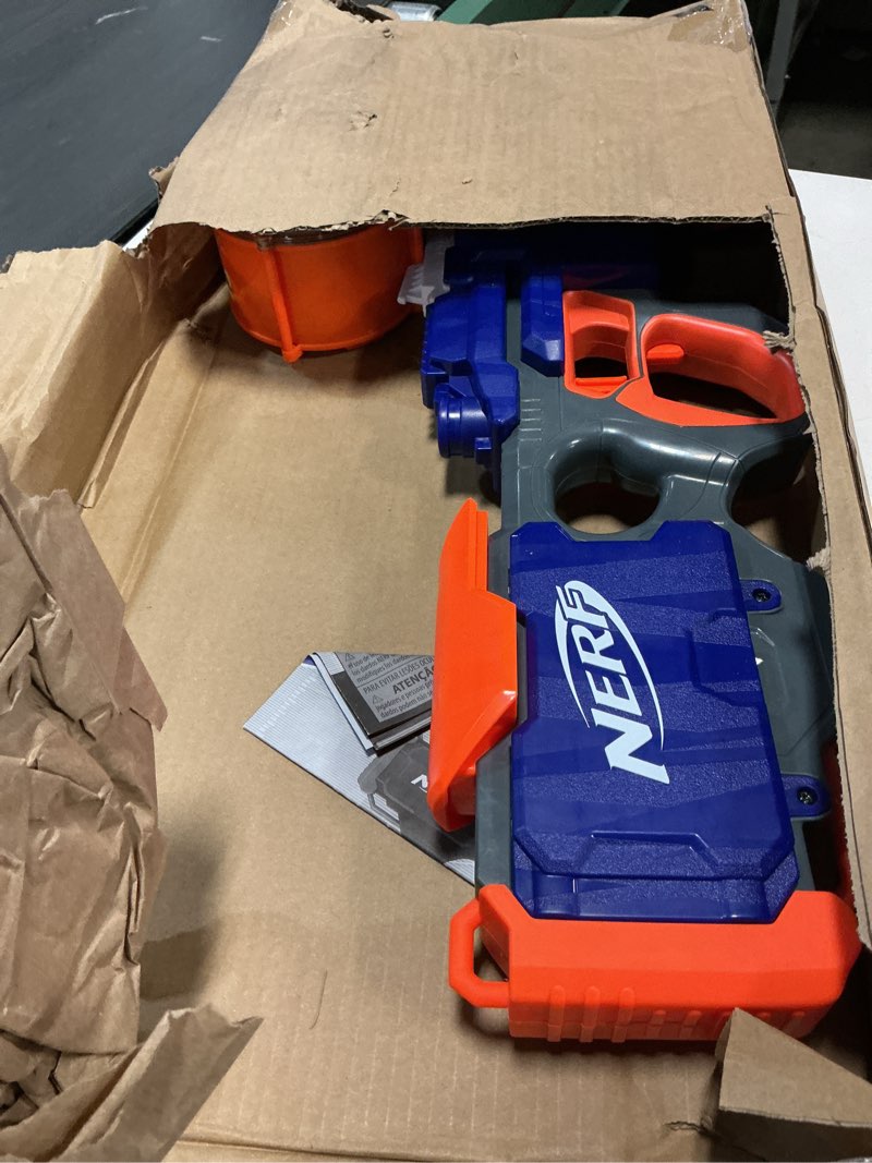 Condition photo showing Good Condition for Nerf HyperFire Motorized Elite Blaster, 25-Dart Drum, Fires Up to 5 Darts Per Second, Includes 25 Official Elite Darts (Amazon Exclusive)