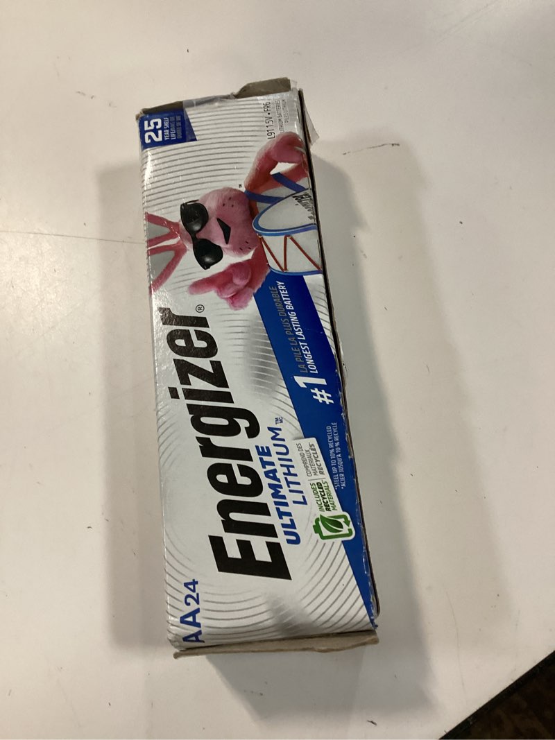 Condition photo showing New/Like New for energizer ultimate lithium aa batteries pack, 1.5v aa batteries, 24 count aa 24 count (pack of 1)