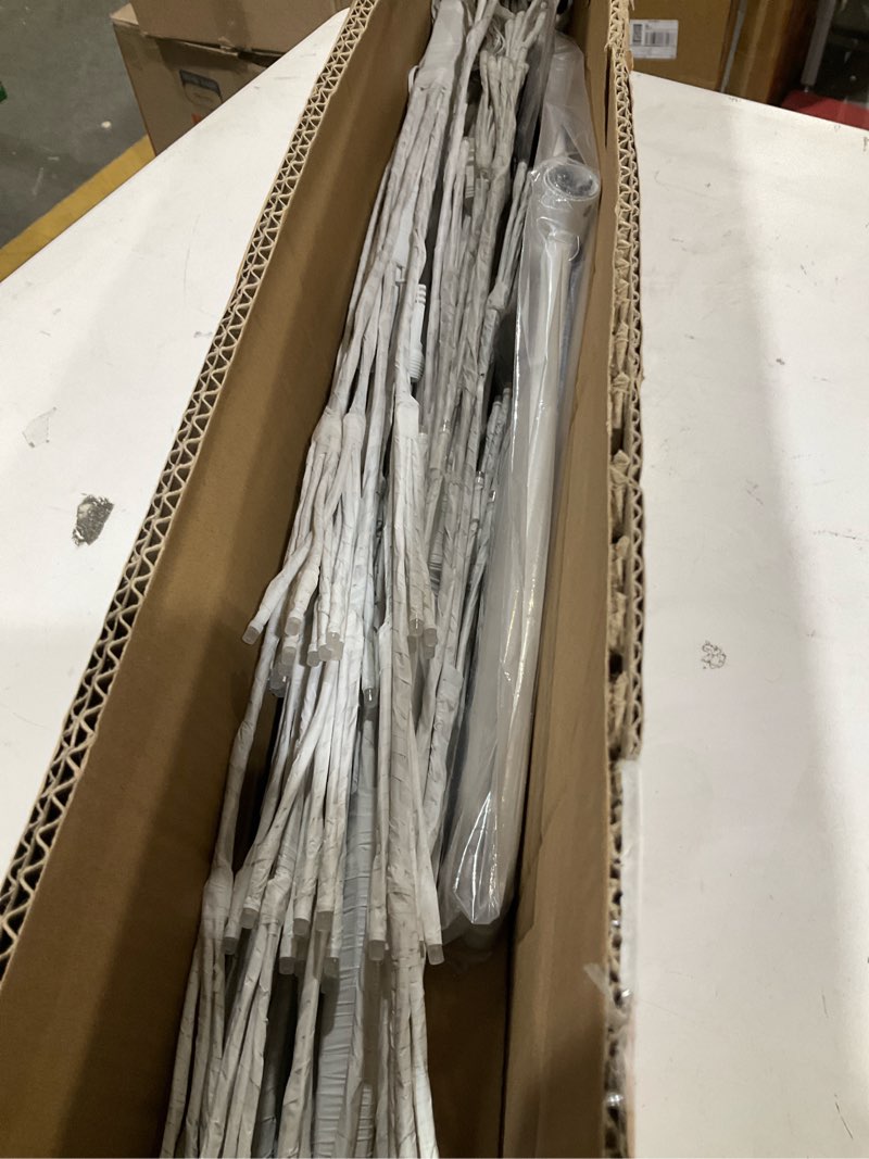 Condition photo showing As Is for Joomer 7.6FT RGB Christmas Tree Lights - 336 LED Artificial Twig Xmas Tree with Adjustable Speed, Remote Control, Timer, and Waterproof, Indoor Outdoor Festive Decoration for Christmas 7.6ft-rgb